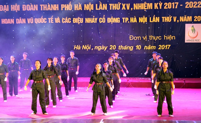 [Chùm ảnh] Hân hoan chào mừng thành công Đại hội Đoàn Thành phố Hà Nội lần thứ XV nhiệm kỳ 2017- 2022