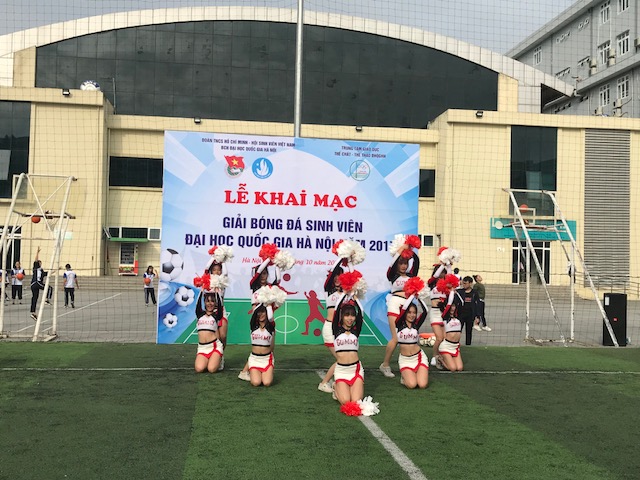 18 đội tuyển tham dự giải bóng đá sinh viên ĐHQGHN