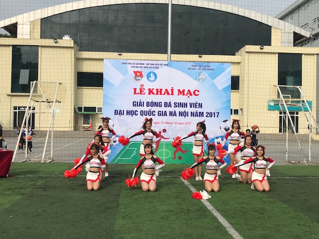 18 đội tuyển tham dự giải bóng đá sinh viên ĐHQGHN