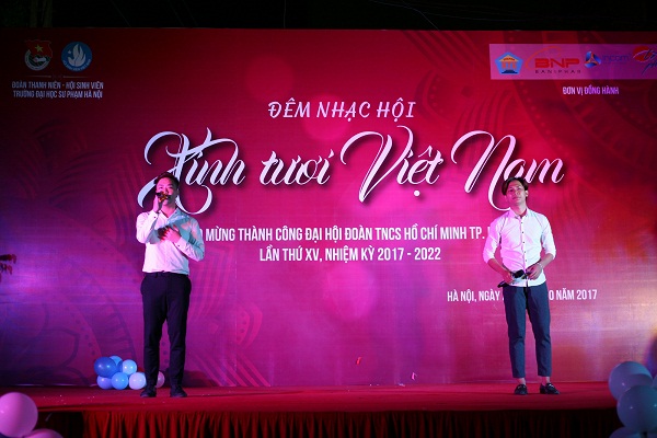 Tuổi trẻ Đại học Sư phạm Hà Nội chào mừng thành công Đại hội Đoàn thành phố