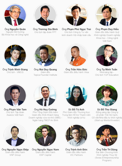 Gặp gỡ quỹ đầu tư, chuyên gia tại Lễ vinh danh Startup Việt 2017