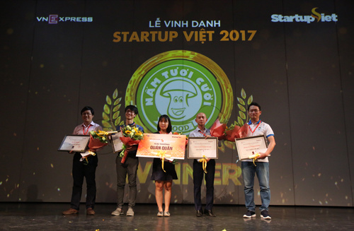 “Nấm tươi cười” vô địch Startup Việt 2017