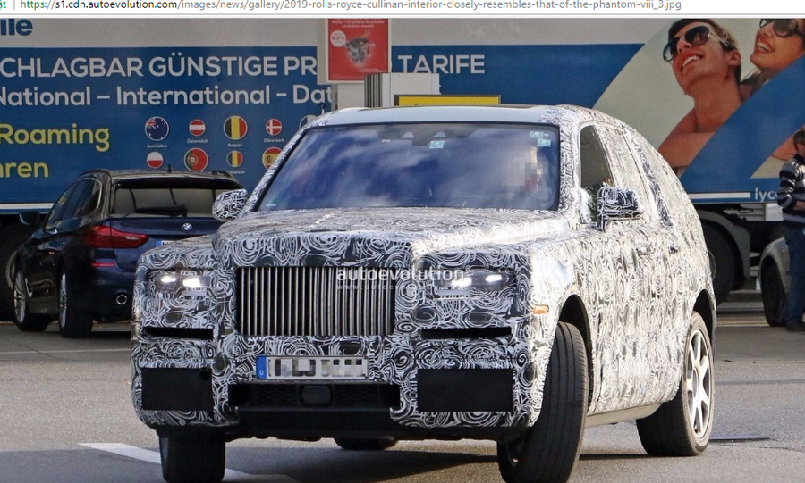 Phát hiện khoang nội thất của Rolls-Royce Cullinan - tương tự như trên Phantom