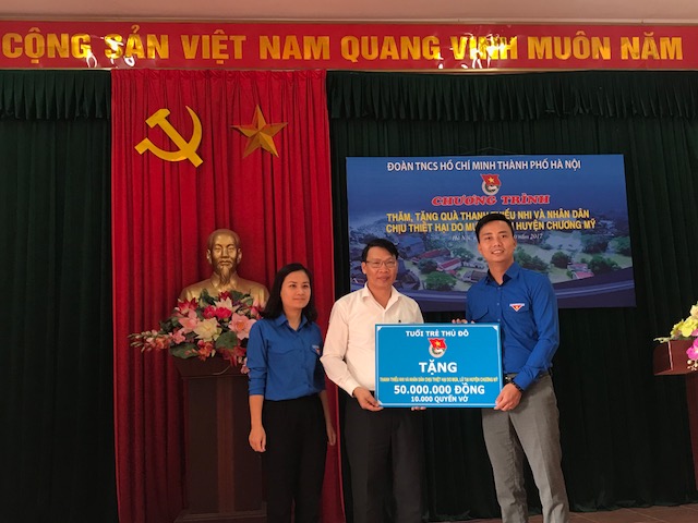 Tuổi trẻ Thủ đô mang yêu thương tới huyện Chương Mỹ