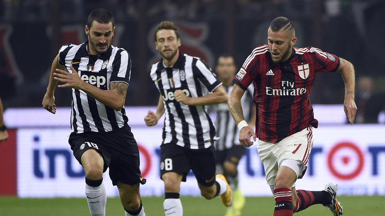 23h00 ngày 28/10, sân San Siro, AC Milan - Juventus