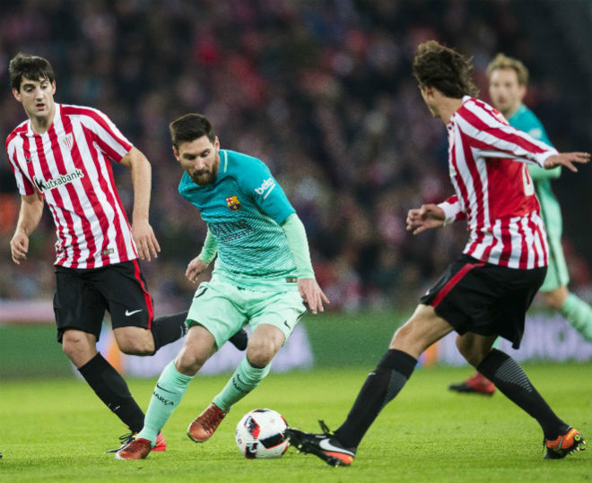 01h45 ngày 29/10, sân San Mames: Bilbao - Barcelona