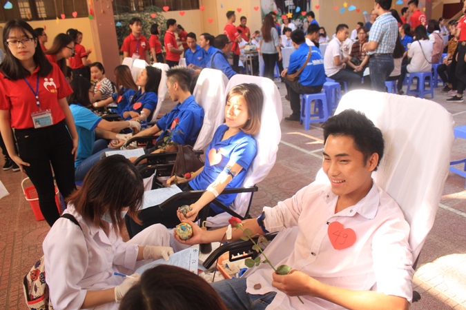 Tuổi trẻ Đoàn khối các cơ quan Trung ương hiến máu tình nguyện