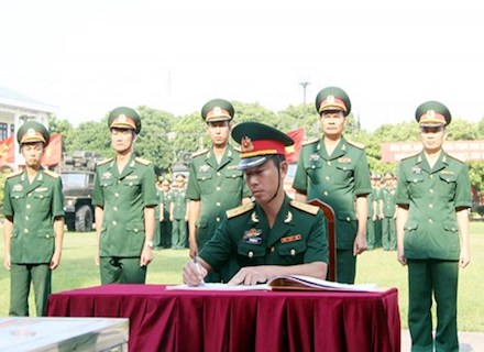 Lữ đoàn 84 phát động đợt thi đua cao điểm