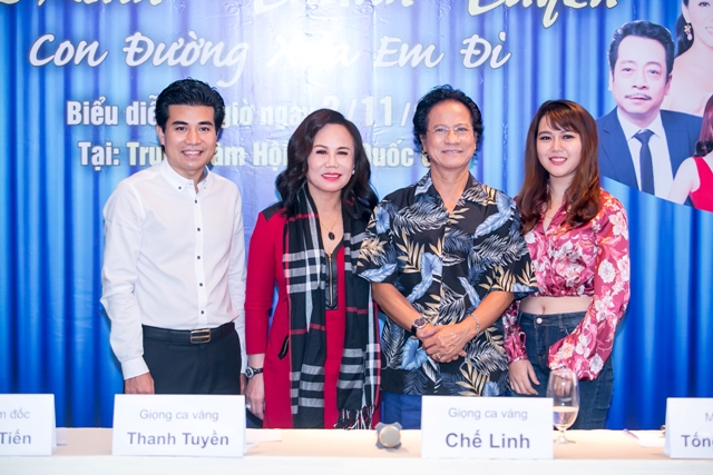 Chế Linh, Thanh Tuyền muốn mang đến cho khán giả Hà Nội món quà âm nhạc bất ngờ và thú vị