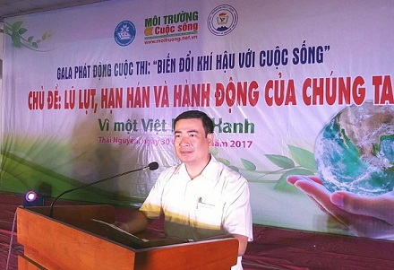 Gala phát động cuộc thi “Chung tay với ứng phó với biến đổi khí hậu” tại trường Đại học Thái Nguyên