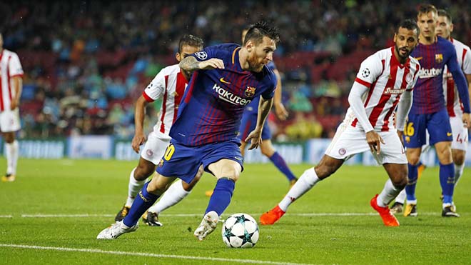 02h45 ngày 1/11, sân Georgios Karaiskaki, bảng D Champions League: Olympiakos - Barcelona