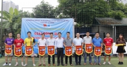 Khai mạc Giải bóng đá thanh niên quận Nam Từ Liêm