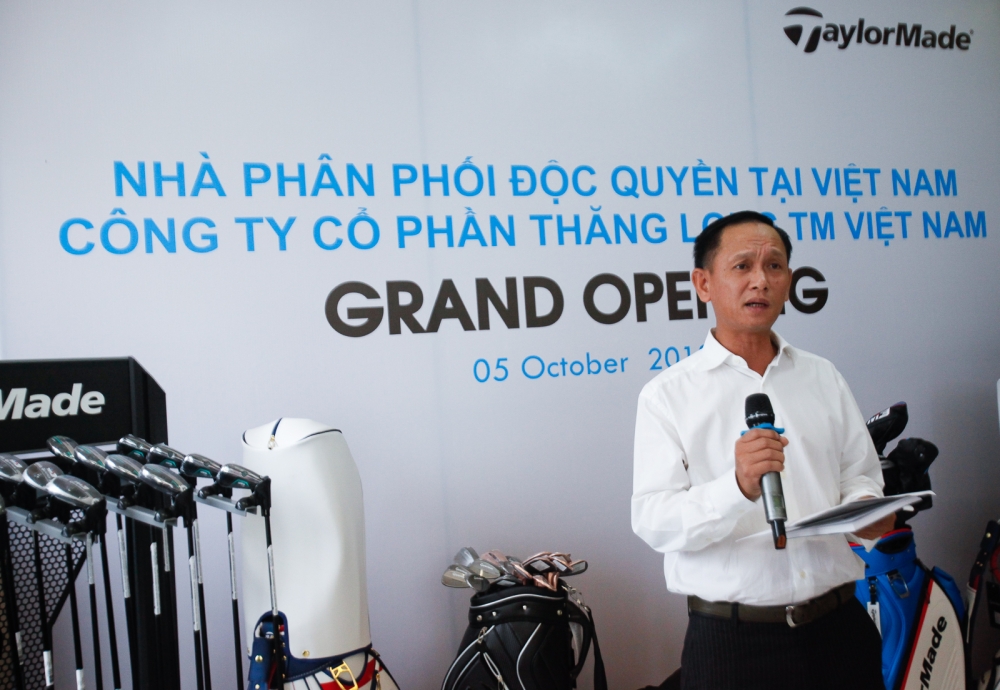 Ông Nguyễn Đức Thắng – Chủ tịch HĐQT Công ty Cổ phần Thăng Long TM Việt Nam phát biểu