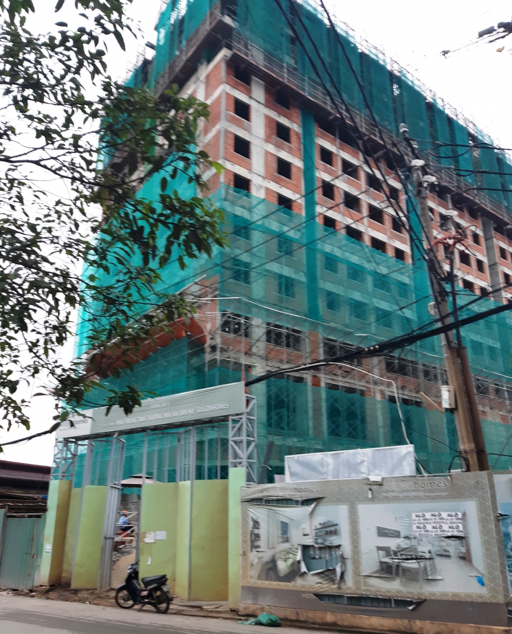 Dự án Saigon Homes, nơi 2 công nhân tử nạn