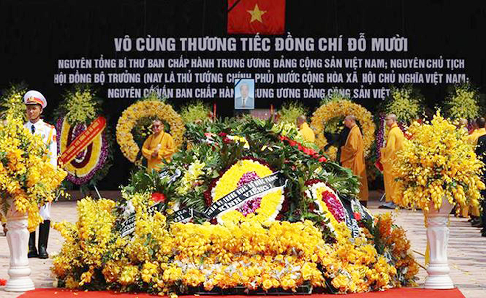 Nguyên Tổng Bí thư Đỗ Mười đã an nghỉ tại quê nhà