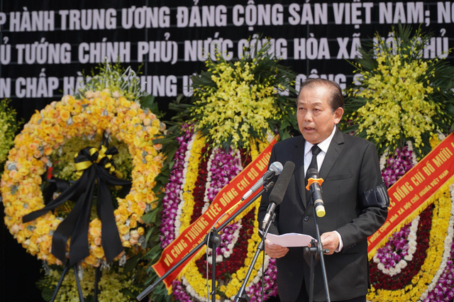 Phó Thủ tướng Trương Hòa Bình phát biểu cảm ơn