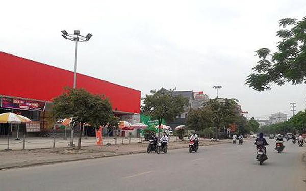 Trung tâm siêu thị Lanchi Mart, nơi xảy ra vụ hỗn chiến