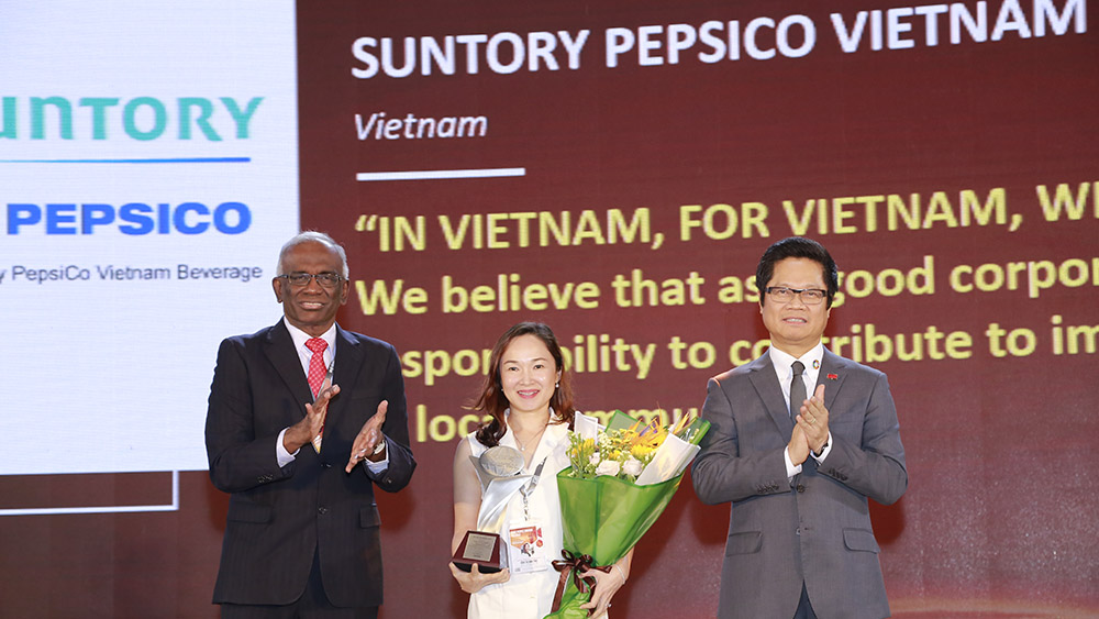 Suntory PepsiCo Việt Nam vinh dự nhận giải thưởng nhân sự uy tín Châu Á