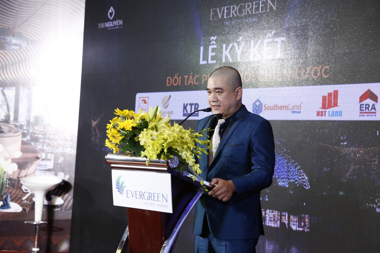 Ông Nguyễn Đăng Phương – Trưởng Ban Kinh Doanh – Tiếp Thị TNR Holdings Việt Nam phát biểu tại sự kiện.