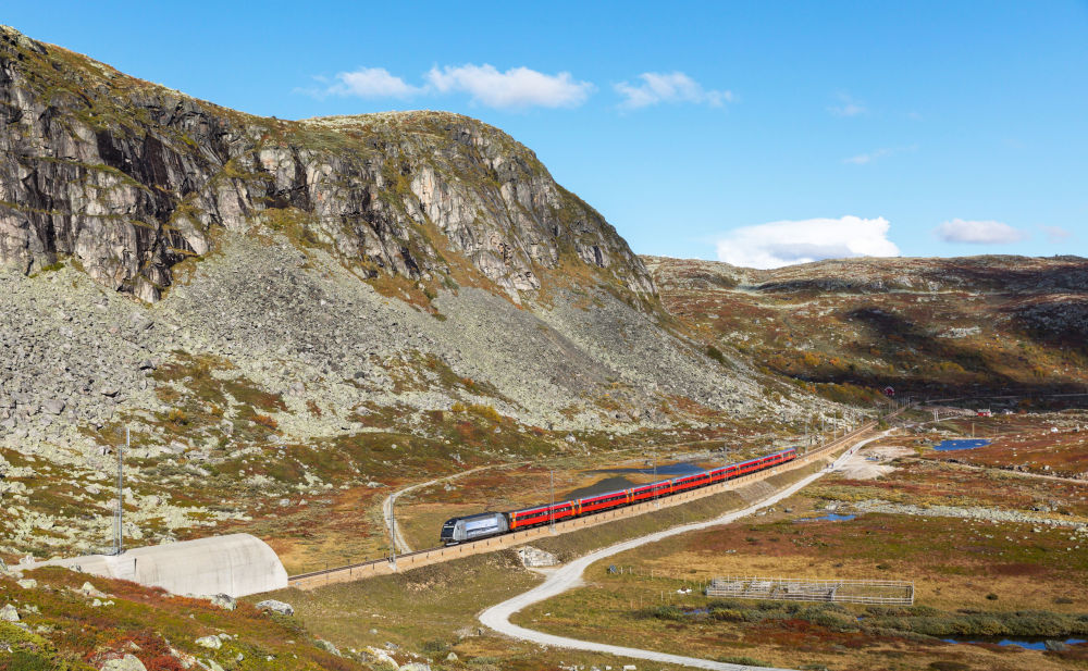 Tuyến đường sắt nối các thành phố Oslo và Bergen ở Na Uy
