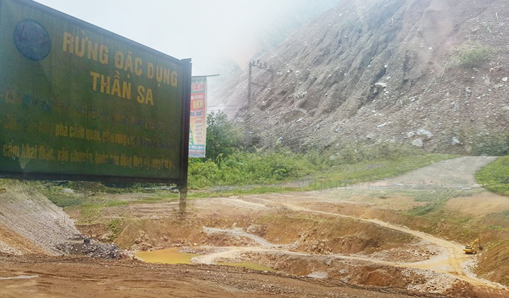 UBND huyện Võ Nhai và Sở NN-PTNT tỉnh Thái Nguyên đang có sự vênh nhau trong nội dung về vụ phá rừng đặc dụng ở Thần Sa.