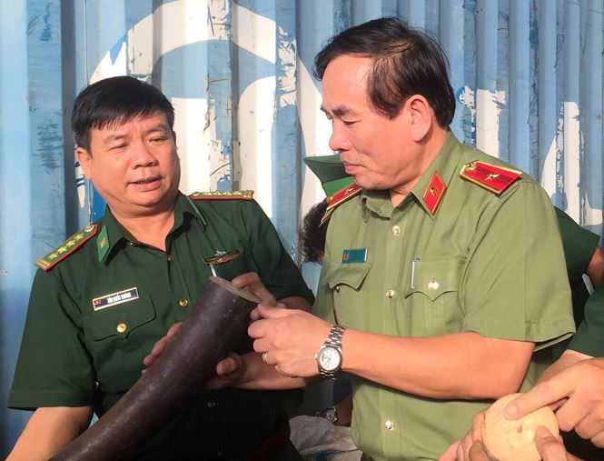 Biểu dương lực lượng ngăn chặn vận chuyển trái phép ngà voi, vảy tê tê tại Đà Nẵng