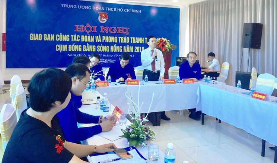 Hội nghị giao ban công tác Đoàn cụm Đồng bằng Sông Hồng 2018