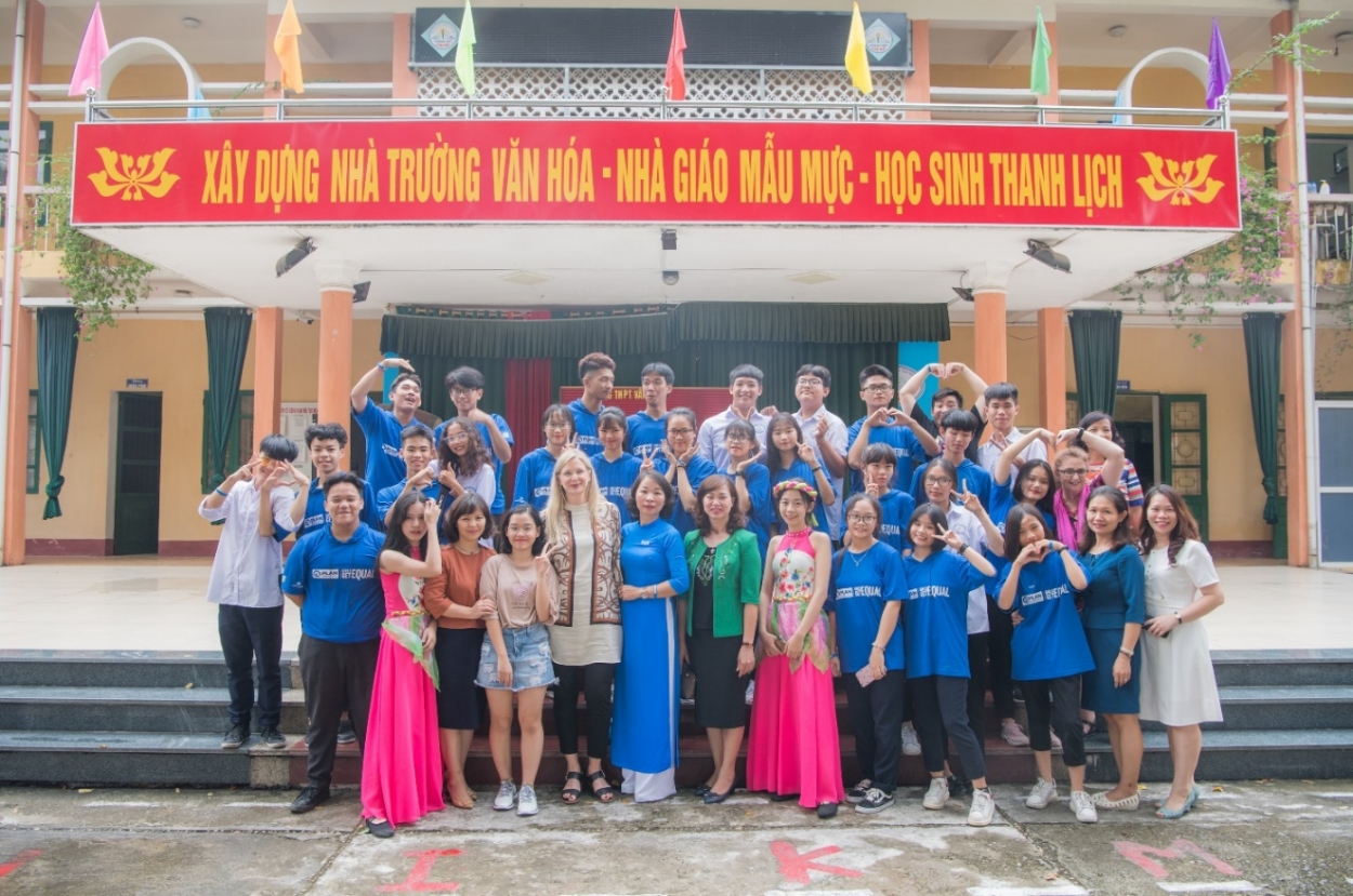Hoạt động tại trường Trung học phổ thông Vân Nội - huyện Đông Anh