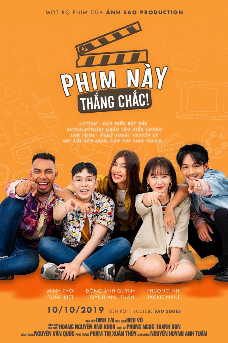 “Phim này thắng chắc” – web series đầu tiên về dân làm phim tại Việt Nam tung poster cùng trailer ấn tượng