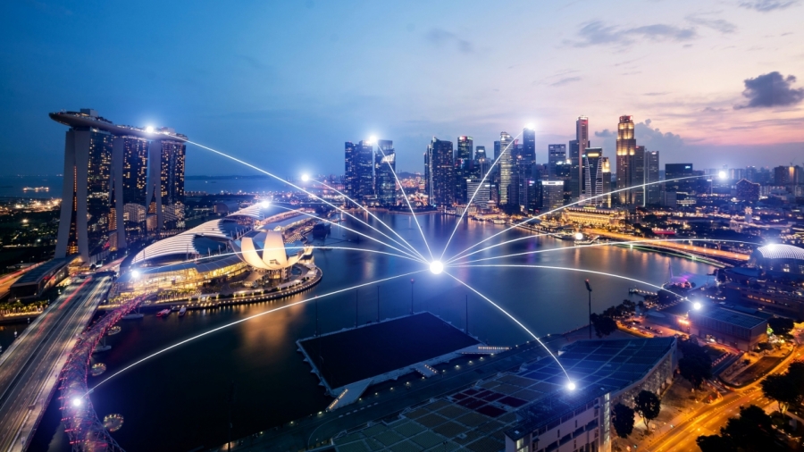 Với ứng dụng công nghệ tiên tiến, Singapore là một trong 10 thành phố thông minh nhất thế giới. Ảnh: Siemens