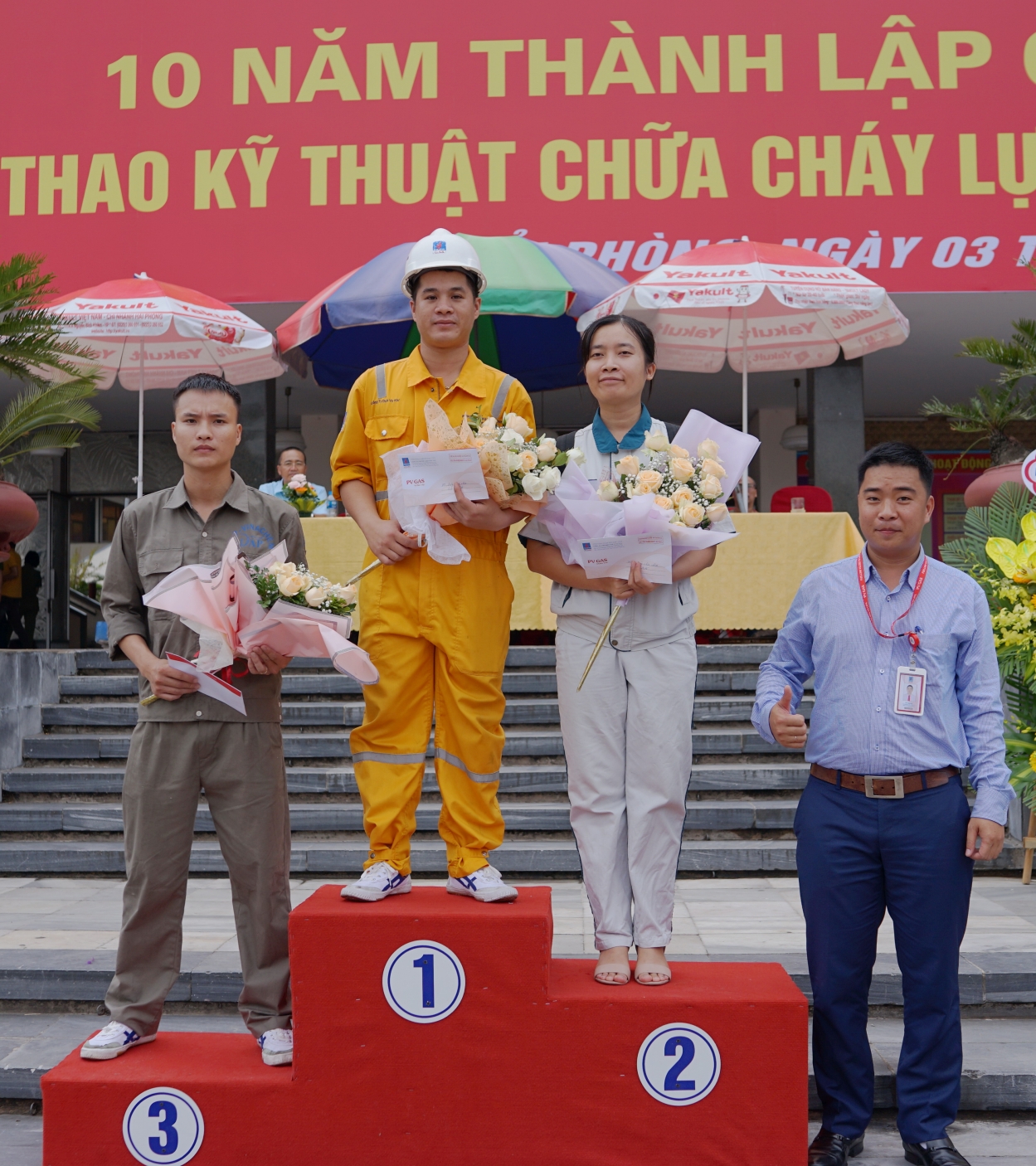 KVT nhận 3 giải Nhất của Hội thao PCCC 2019