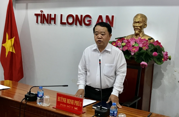 Ông Huỳnh Minh Phúc - Giám đốc Sở Y tế tỉnh Long An (ảnh: Báo Long An).