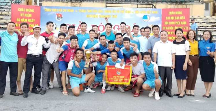 Giải bóng đá thanh niên huyện Thanh Trì đã tìm ra nhà vô địch