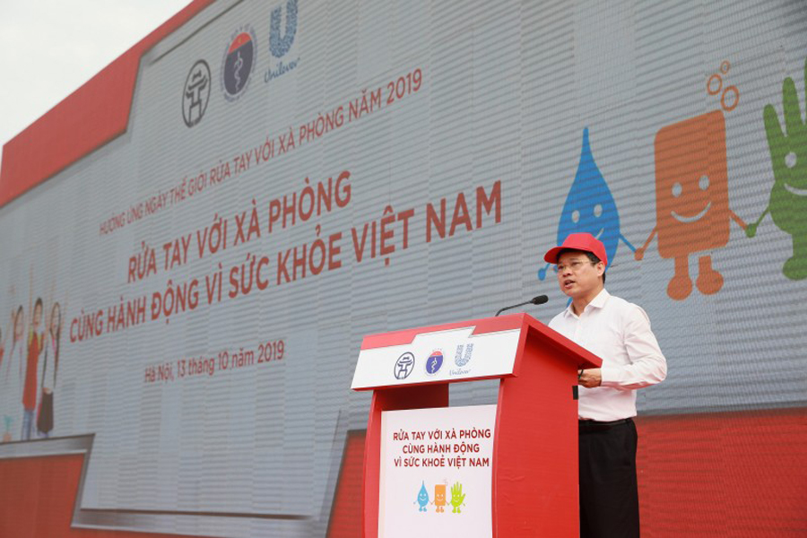 Phó Chủ tịch UBND TP Hà Nội Ngô Văn Quý phát biểu tại buổi mít tinh