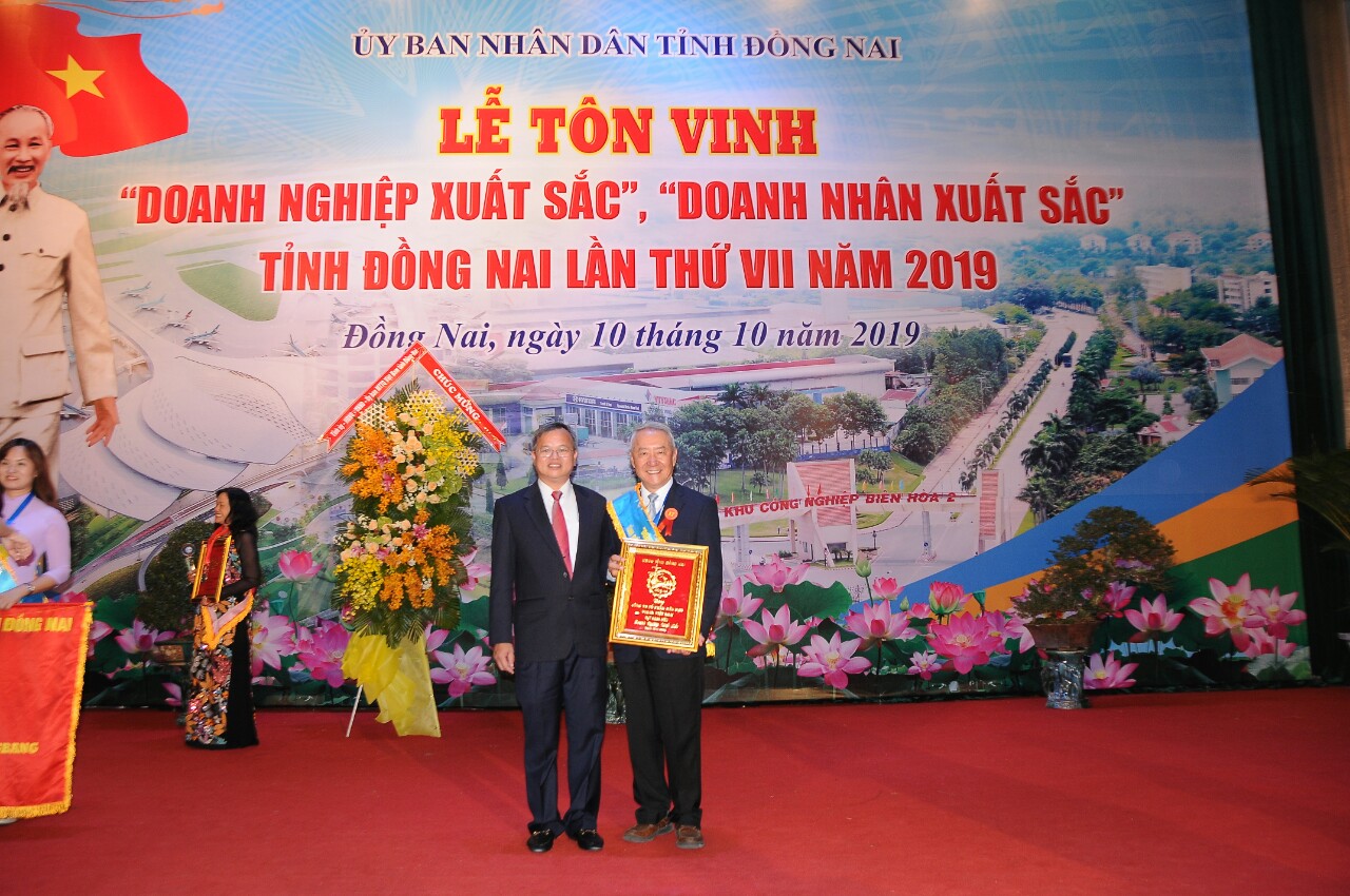 Vedan Việt Nam được vinh danh “Doanh nghiệp xuất sắc” tỉnh Đồng Nai năm 2019