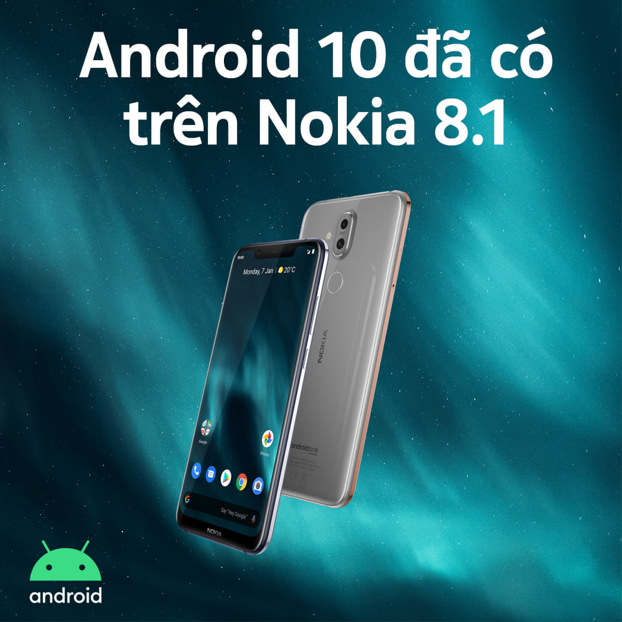 Nokia smartphones bắt đầu cập nhật hệ điều hành Android 10