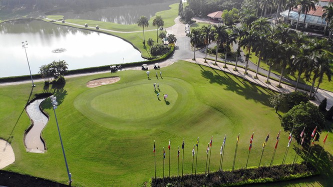 Hố golf đặc biệt tại Tiền Phong Golf Championship 2019