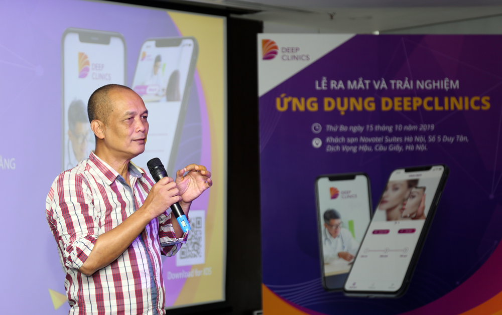 Tiến sĩ Nguyễn Thành Nam - Chủ tịch HĐQT DeepClinics phát biểu tại lễ ra mắt