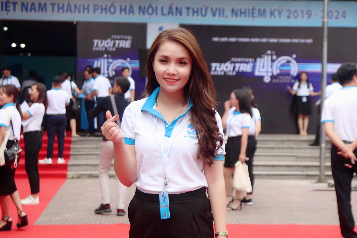 Những “hot girl” của Đại hội Hội LHTN TP Hà Nội lần thứ VII