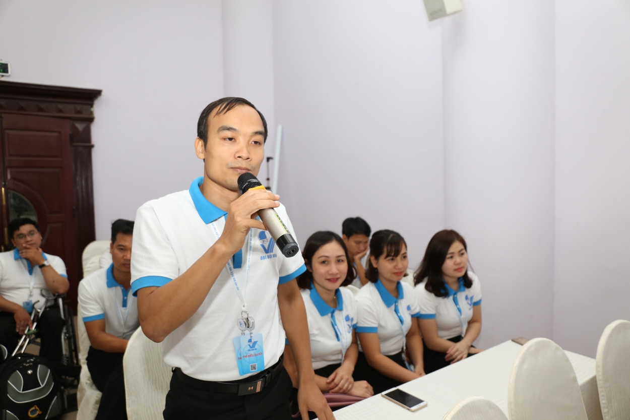 Anh Bùi Thái Sơn, Phó Bí thư Huyện đoàn, Chủ tịch Hội Liên hiệp Thanh niên huyện Đan Phượng