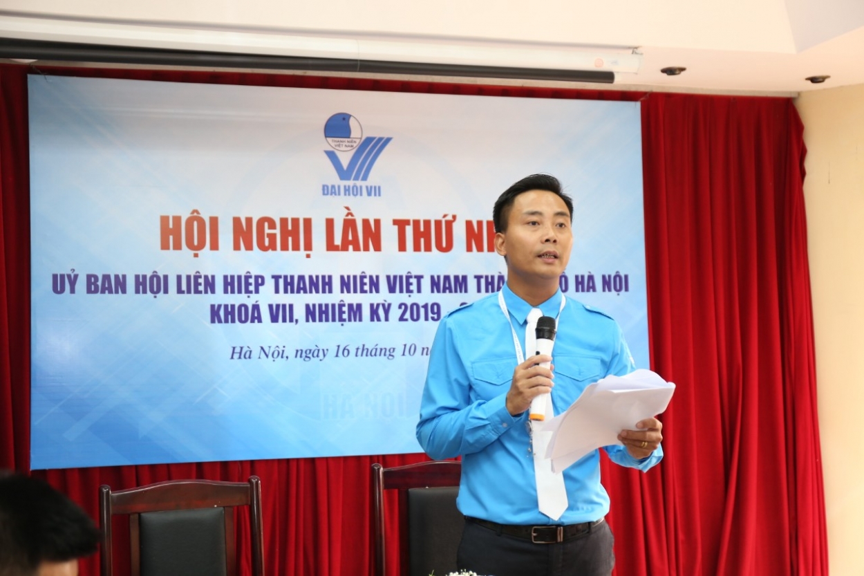 Anh Nguyễn Đức Tiến - Tân Chủ tịch Hội LHTN Việt Nam thành phố Hà Nội