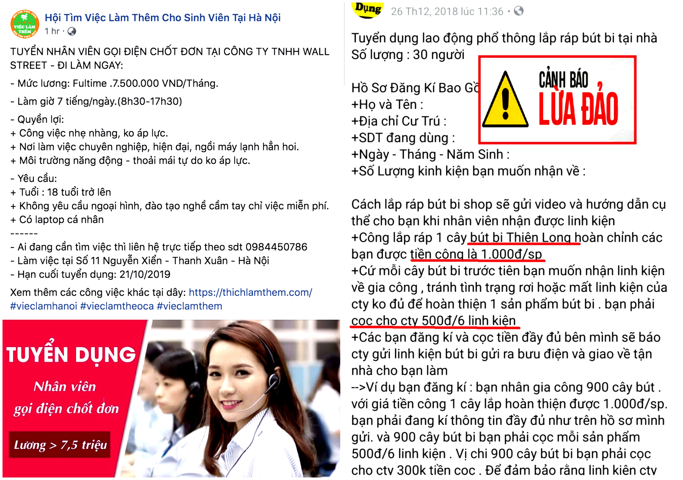Tuyển dụng “ma” đang bủa vây sinh viên năm thứ nhất