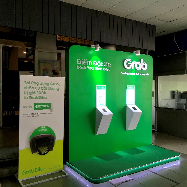 Grab thử nghiệm khu vực đón trả hành khách GrabBike tại Bến xe Miền Đông