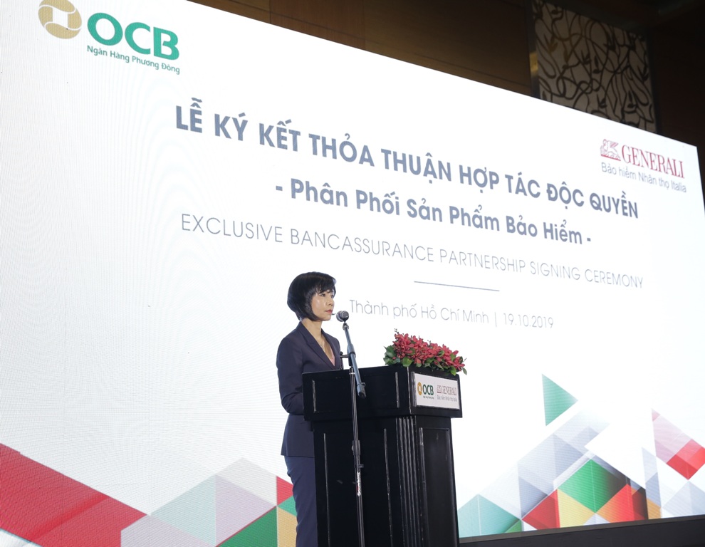 Tổng giám đốc Generali Việt Nam - bà Tina Nguyễn