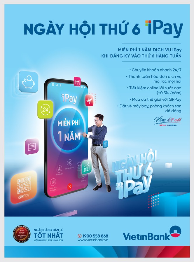 VietinBank triển khai Chương trình Ngày hội “Thứ 6 iPay”