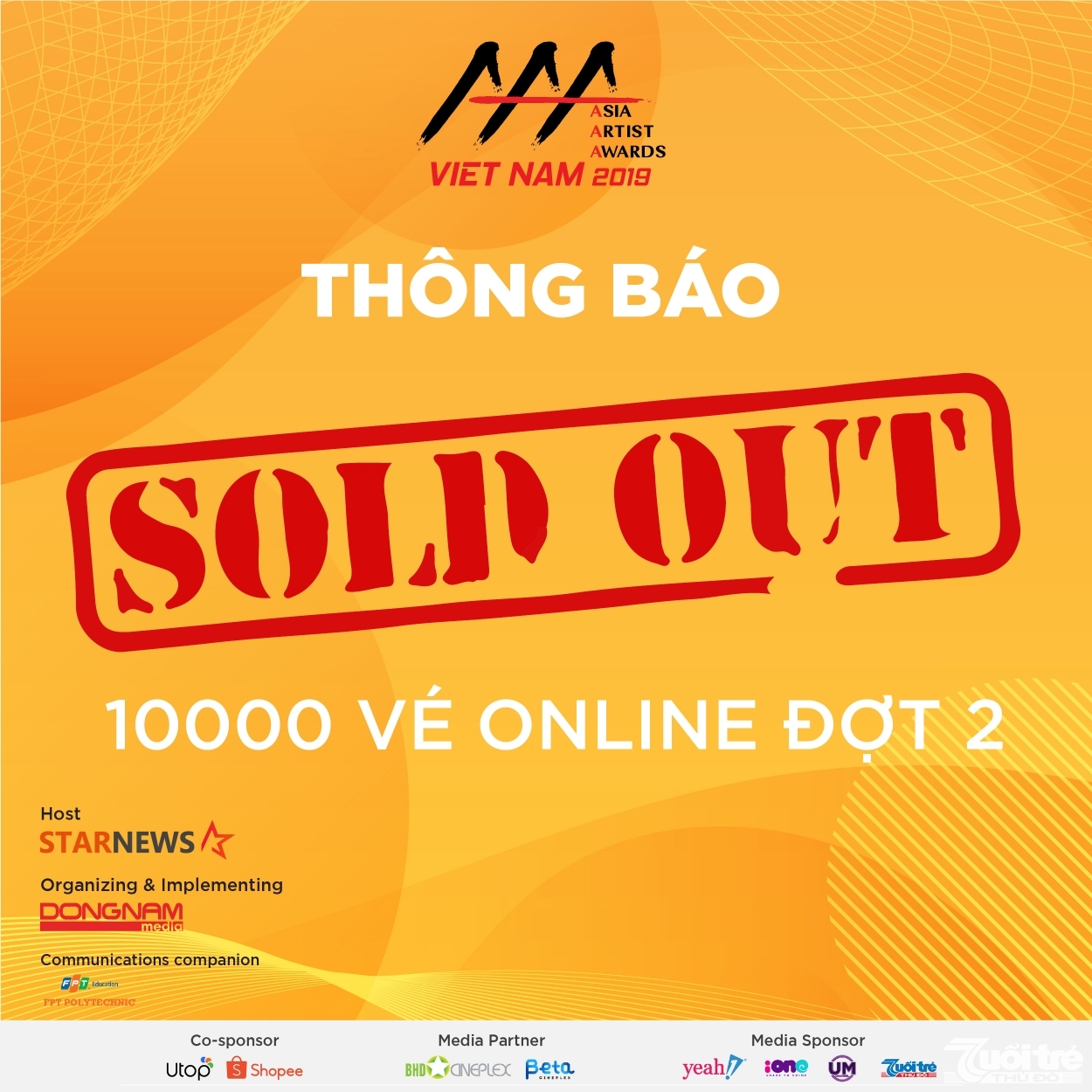 AAA 2019 chuẩn bị mở bán vé đợt 3