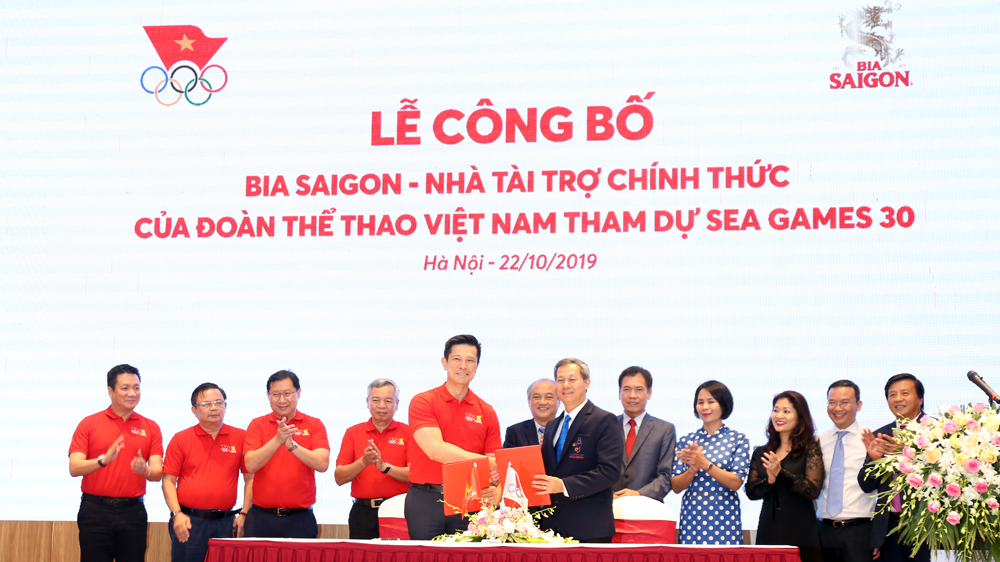 Bia Saigon tự hào là nhà tài trợ cho đoàn thể thao Việt Nam tham dự SEA Games 30