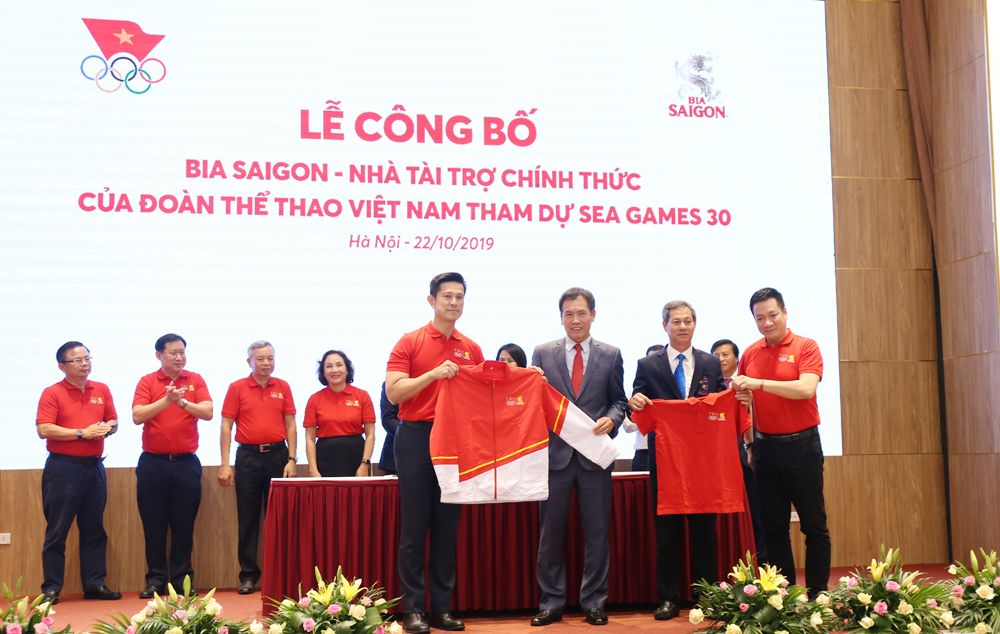 Bia Saigon tự hào là nhà tài trợ cho đoàn thể thao Việt Nam tham dự SEA Games 30