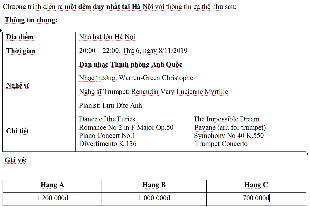 Đêm nhạc Cổ điển Toyota 2019 diễn ra một đêm duy nhất tại Hà Nội