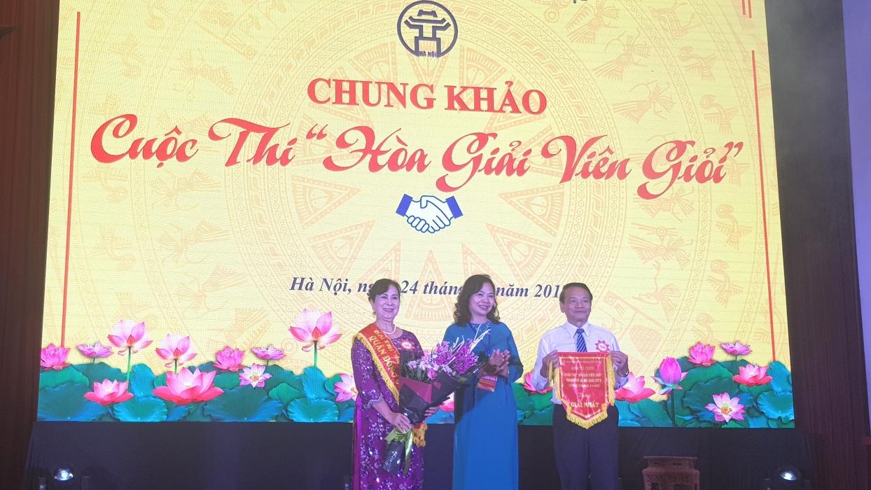 Quận Đống Đa giành giải Nhất cuộc thi Hòa giải viên giỏi TP Hà Nội năm 2019